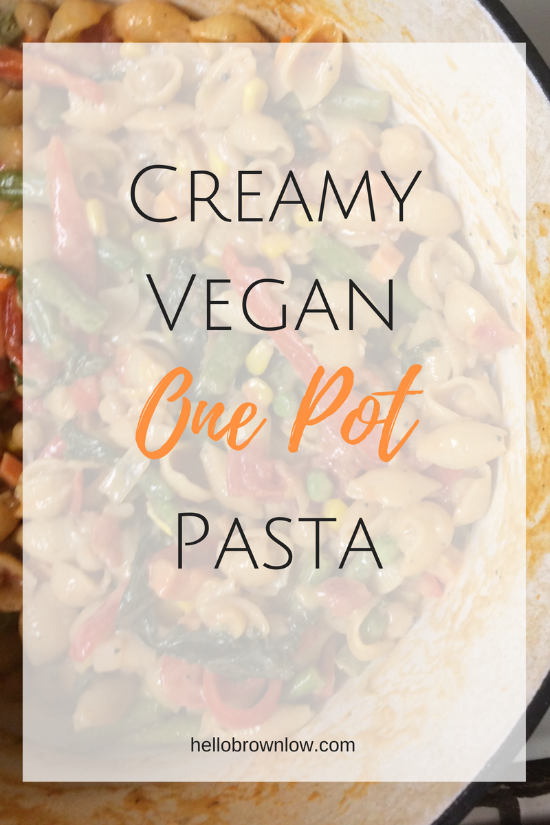Creamy Vegan One Pot Pasta